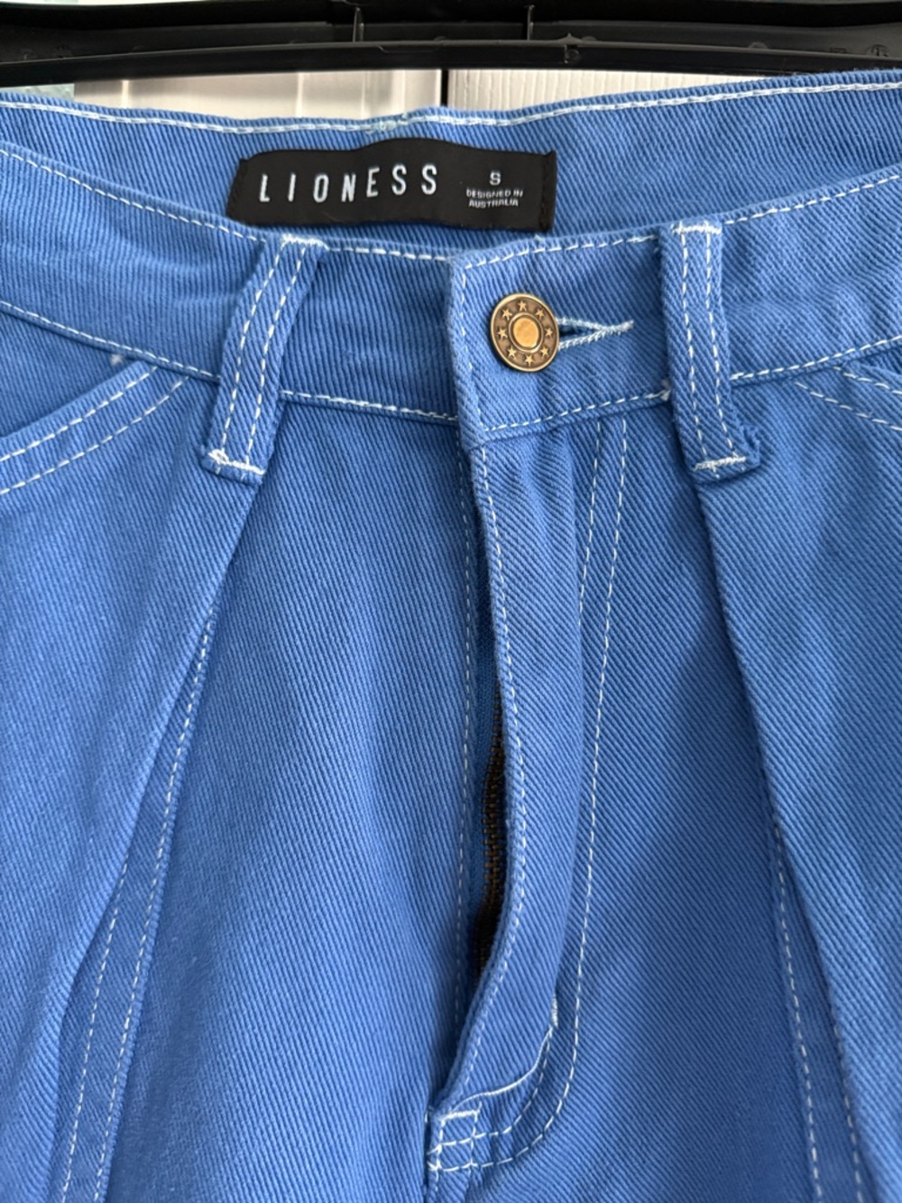 Women’s paper bag Blue Pants - Picture 2 of 3